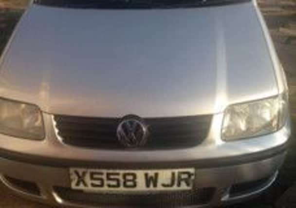 This car (reg X558 WJR) was stolen in Manton