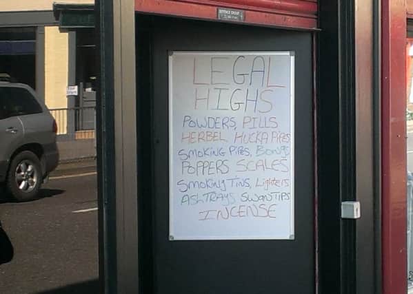 The 'legal highs' sign outside Bing Bong