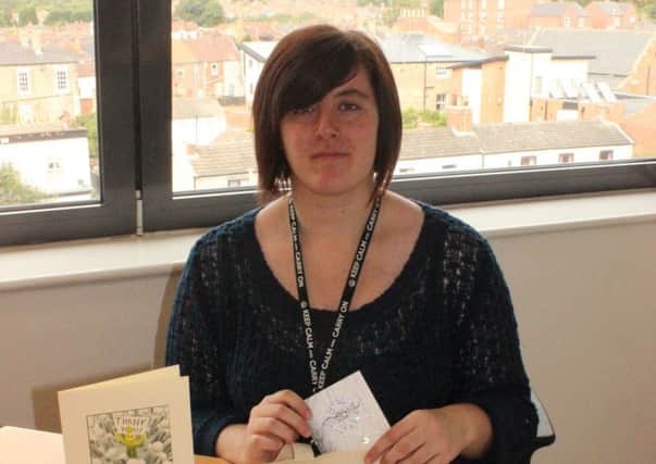 WLDC markets officer Rebecca Jackson started her career with the council as an apprentice