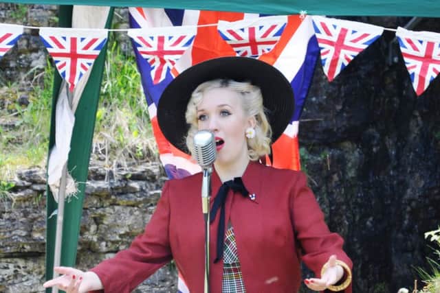 Marina Mae will be performing songs from the 1940s at Creswell Crag's Vintage and Homemade Craft Fair in June