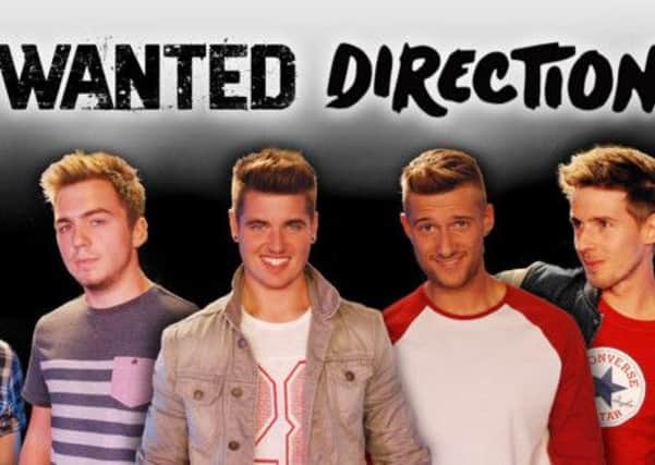 The Wanted Direction, appearing at The Massive Misterton Music Festival.