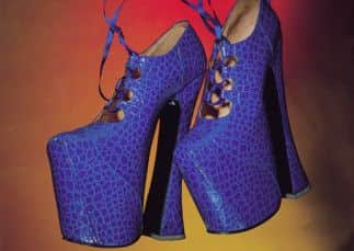 Retro platform shoes