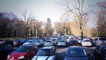 The car park in Retford which Notts County Council has earmarked for development but local residenst insist needs to stay