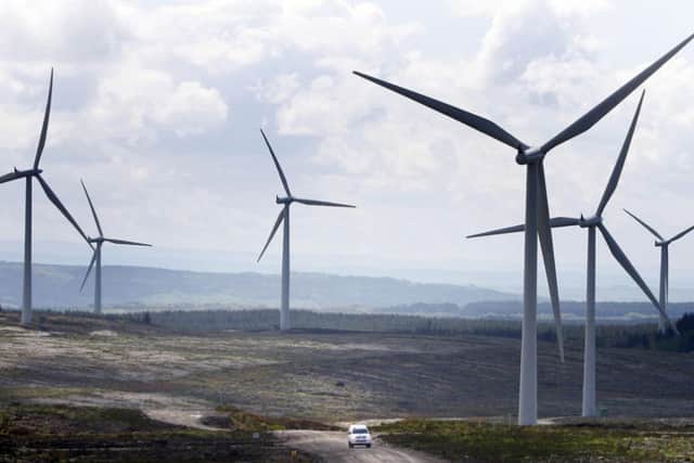 Picture of a windfarm