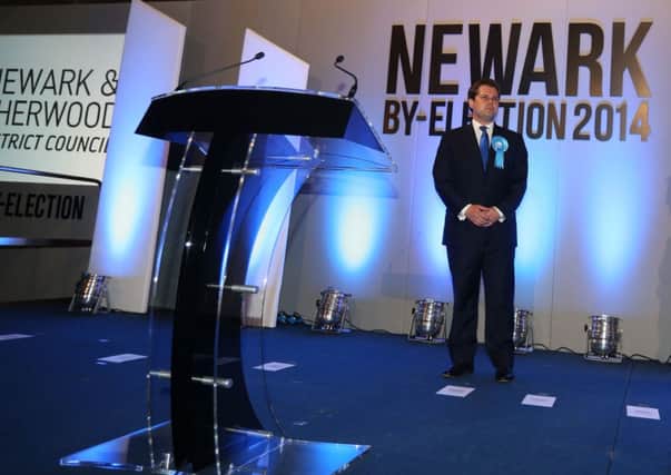 Conservative candidate Robert Jenrickwon the Newark by-election. Picture: Lynne Cameron