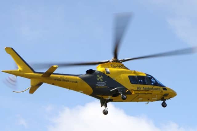 The Derbyshire, Leicestershire and Rutland Air Ambulance attended the incident