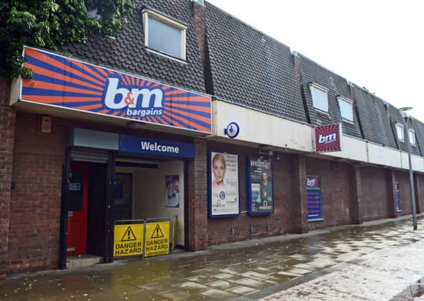 B & M Bargains in Gainsborough where the roof caved in during the heavy rain Picture: Marie Caley