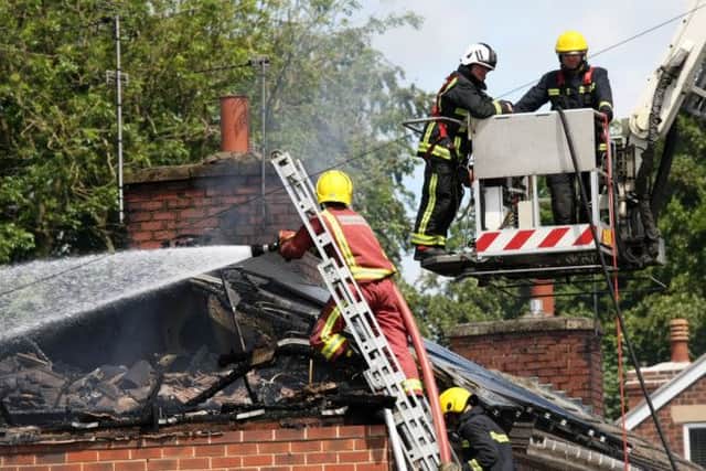 House fire on Nursery Road in North Anston