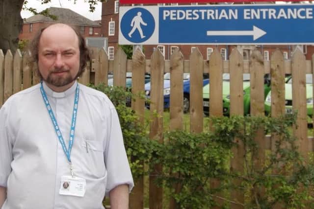 The Revd Harry Smart has just joined the team at Scunthorpe Hospital.