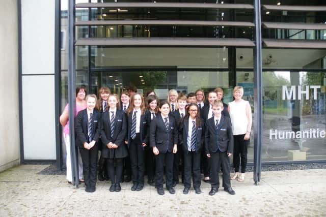 Students at The Axholme Academy made the journey to Lincoln University to produce the AX NEWS end of term student newspaper where they design their pages.