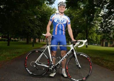 Image by Sgt Paul Morrison RLC - 29/06/2014 MoD Release Authorised Handout Image
IMAGE: Flying Officer Anthony Richardson
As cycling fever grips Yorkshire in advance of Le Grand Depart of the Tour de France 2014, some of the top cyclists in the Armed Forces have been testing the 390 kilometre route in the county to assist in the preparations for the prestigious event.
The 70-strong Armed Forces "peloton" pedalled the two day route from the historic Harewood House, on the outskirts of Leeds to the centre of Sheffield. Exercise "Maillot Jaune" (translated Exercise "Yellow Jersey")was one of a series of test exercises being run in preparation for the world-famous cycling race.
"Preparations for Le Grand Depart of the Tour de France 2014 have been underway for many months now and we are grateful to the military cyclists for their assistance with our final planned tests to prepare for the race. We are on track to create a memorable weekend of cycling which will be seen across the world" said Nicky Roche, Chi