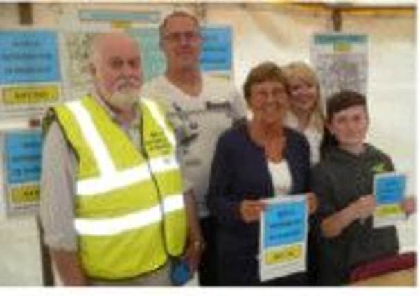 Supporters of the Worksop Against Incineration group at Shireoaks Carnival