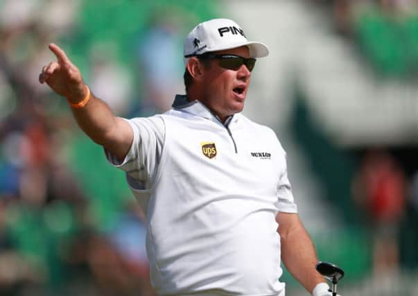 Worksop player Lee Westwood endured a tough start to his second round. Picture: PA
