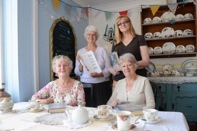 Reading club at Grannys Tea Room in Todwick