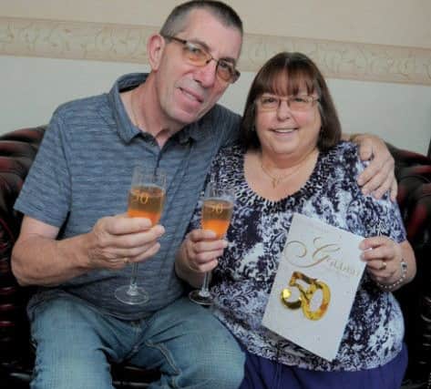 Wendy & Richard Allison, of Stevenson road, Worksop. Who celebrated their Golden Wedding.