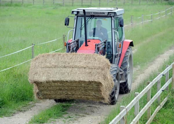 Theft of machinery such as tractors has led to a rise in rural crime numbers in the last year