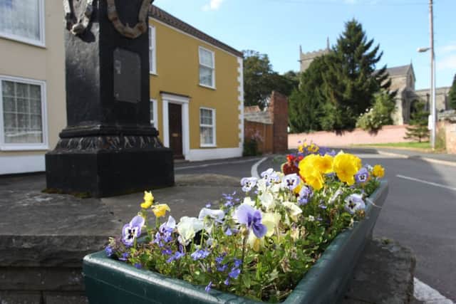 Best kept Village Competitions winners Belton. Flowers on Stocks Hill.