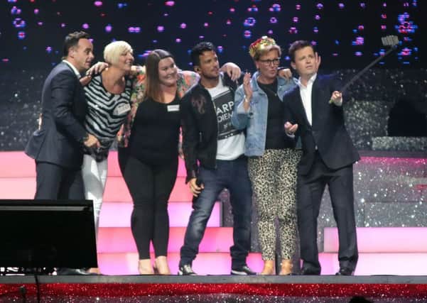 Ant & Dec performing at Sheffield Arena. Pic: Glenn Ashley.