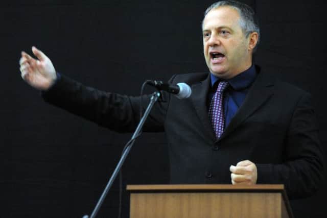 Bassetlaw Games awards night. Pictured is MP John Mann (w121008-7r)