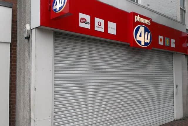 Phones 4u in Worksop has closed after the company went into administration