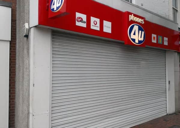 Phones 4u in Worksop has closed after the company went into administration