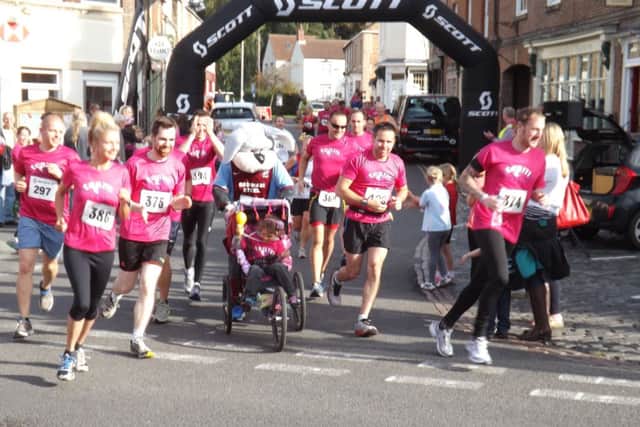 Paul Verrico pictured with family and friends taking part in Sunday's half marathon.