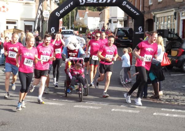 Paul Verrico pictured with family and friends taking part in Sunday's half marathon.