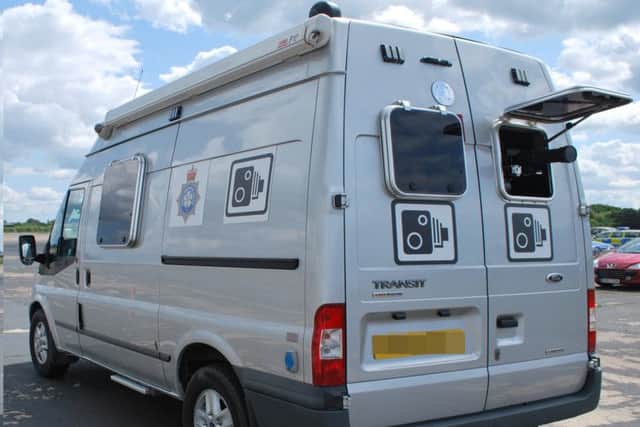 North Yorkshire Police's mobile speed camera van