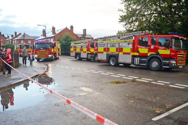 Tornado hits Catherine Street, Alfreton.
