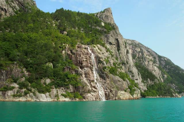A View of Lysefjord in Norway. See PA Feature TRAVEL Norwegian Fjords. Picture credit should read: Nel Staveley/PA Photos. WARNING: This picture must only be used to accompany PA Feature TRAVEL Norwegian Fjords.