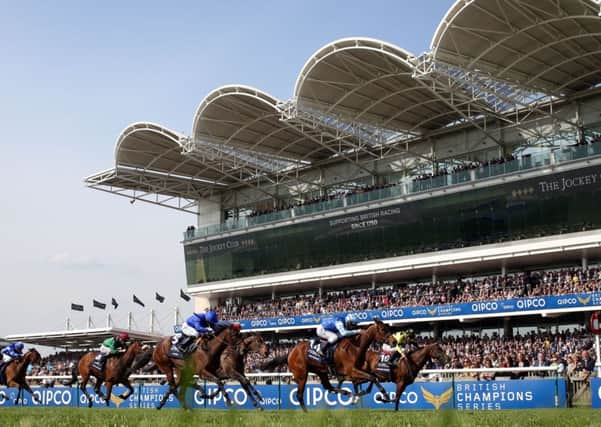 NEWMARKET'S Rowley Mile course, which stages the big race of the day, the Betfred Cesarewitch. (PHOTO BY: Steve Parsons/PA Wire).