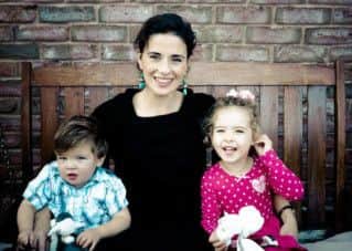 Anna Verrico with children Lucio and Alexandro.