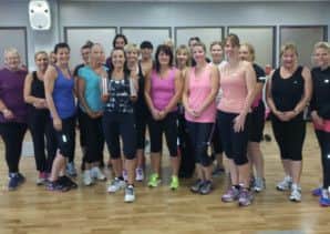West Lindsey Leisure Centre members with the awards.
