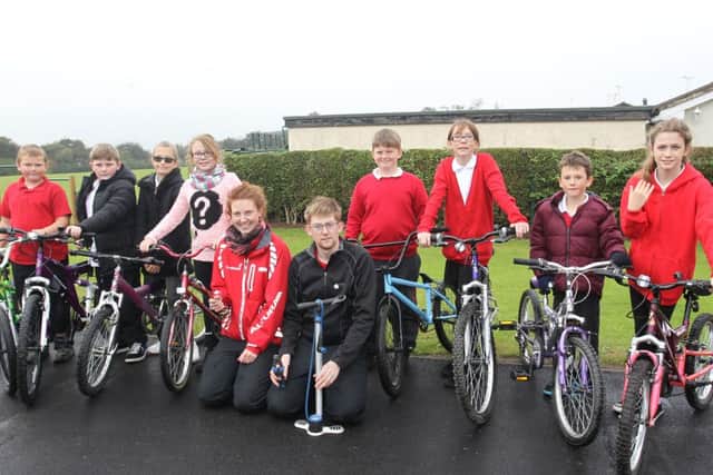 Pupils at Laughton Junior and Infant School took part in bike it to school week.