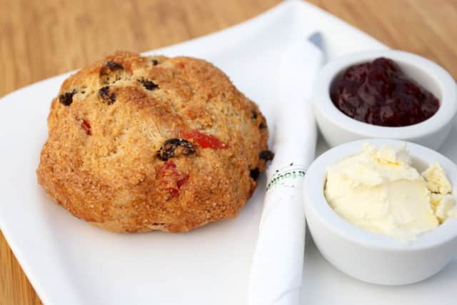 Guardian freebie offer a free scone with jam at Darfoulds Nursery, Worksop.