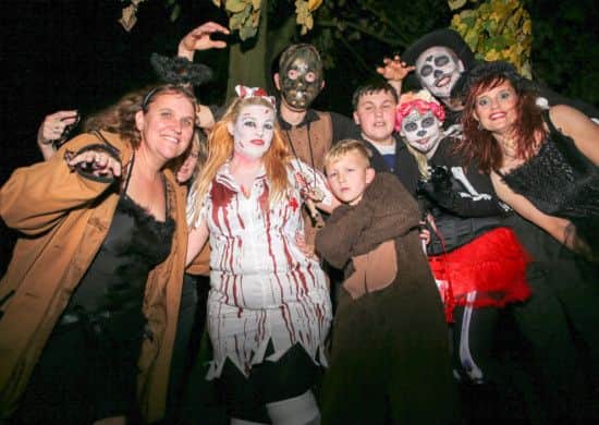 Epworth Ghost Walk Halloween Special Group who took part in the ghost walk