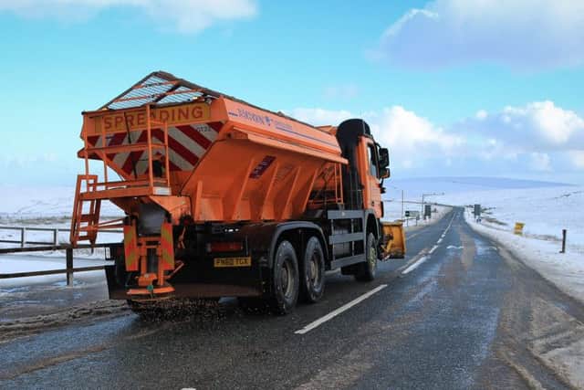 A Derbyshire gritter.