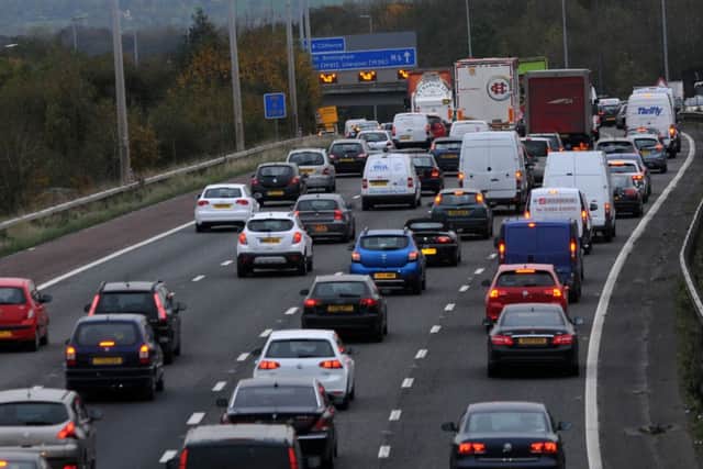 Traffic on the M6