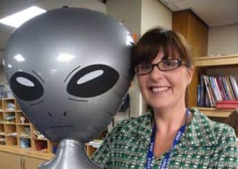 North Axholme Academy's head of English Miss Kilmore.