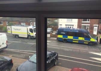 This picture was snapped by a resident who lives opposite the property