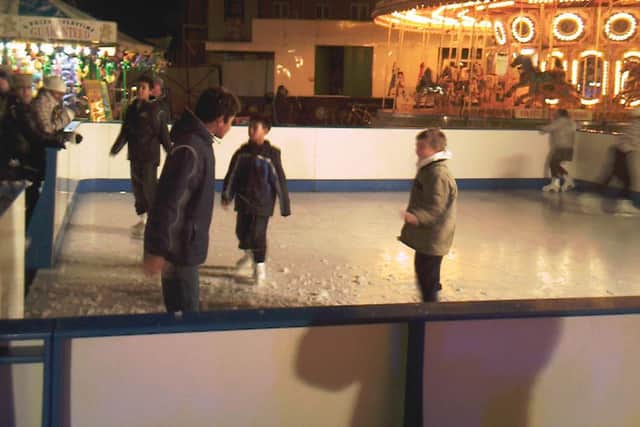 An ice rink will be in Market Place this Christmas