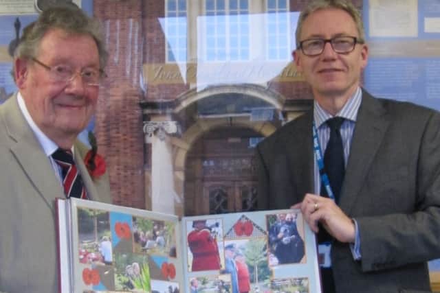 A time capsule has been buried at John Coupland Hospital and it contains photographs of events which have taken place over the years.