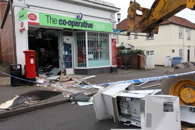 Incident at The Post Office at the Co-op in Blyth near Worksop.