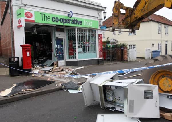 Incident at The Post Office at the Co-op in Blyth near Worksop.