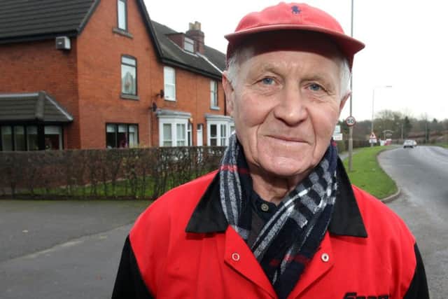 John Thompson and local residents are concerned about speeding on the A619 near Darfoulds Nursery.