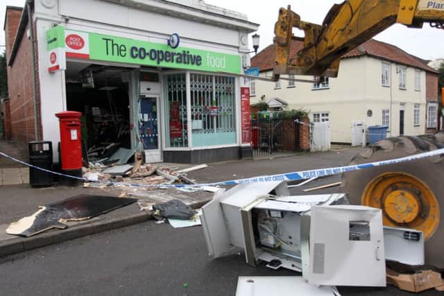 Incident at The Post Office at the Co-op in Blyth near Worksop.