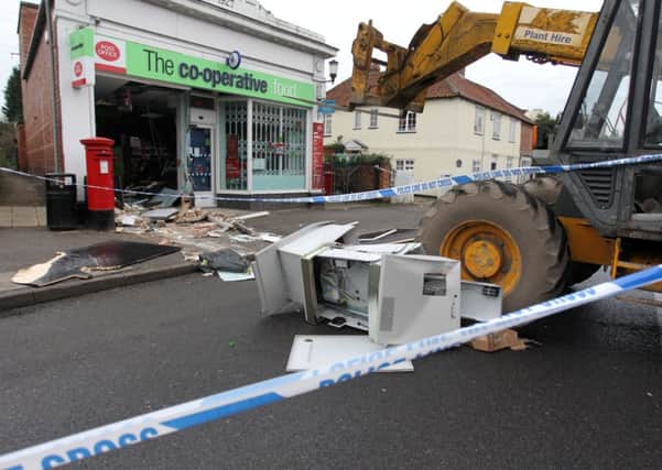 Incident at The Post Office at the Co-op in Blyth near Worksop.