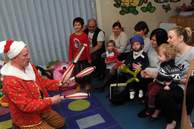 Children at the KIDS Creche, Gainsborough Children's Centre having their christmas party. Picture: Andrew Roe