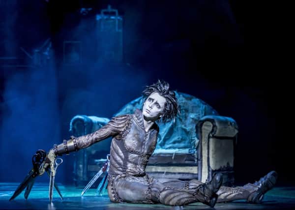 Dominic North stars as Edward Scissorhands at Nottingham Theatre Royal. Picture: Johan Persson