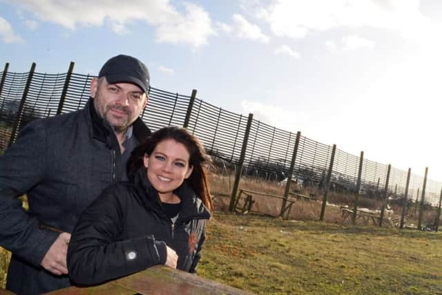 Jason Thorpe and his partner Kelly Chapman, have submitted plans to redevelop the run down nursery in Crowle into an equestrian centre. Picture: Marie Caley NEPB 10-01-15 Thorpe MC 1
